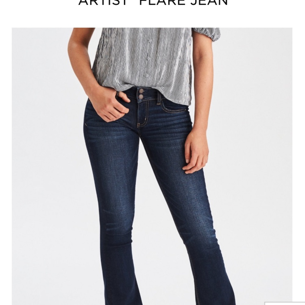 AE artist flare jean